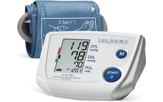 Upper Arm Blood Pressure Monitor With Medium Cuff