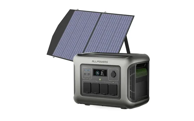 Allpowers R1500 Lite Portable Power Station 1600w 1056wh - R1500 Lite Sp027 100w Solar Panel