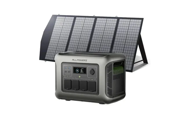 Allpowers R1500 Lite Portable Power Station 1600w 1056wh - R1500 Lite Sp029 140w Solar Panel