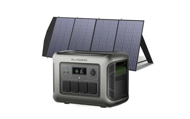 Allpowers R1500 Lite Portable Power Station 1600w 1056wh - R1500 Lite Sp033 200w Solar Panel