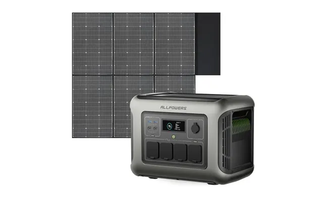 Allpowers R1500 Lite Portable Power Station 1600w 1056wh - R1500 Lite Sp039 600w Solar Panel