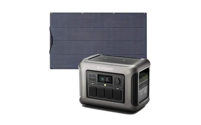 Allpowers Solar Generator Kit 1800w R1500 Sf100 100w Flexible Solar Panel - R1500 Sf100 100w Solar Panel