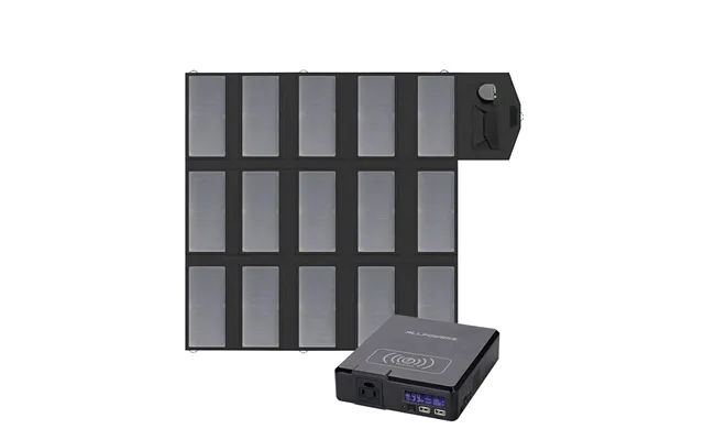 Allpowers Solar Generator Kit 200w Portable Power Bank 100w Solar Panel