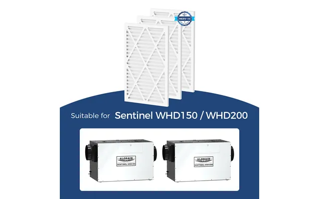 Alorair 3 Pack Merv-10 Air Filter For Sentinel Whd150 200 Dehumidifiers