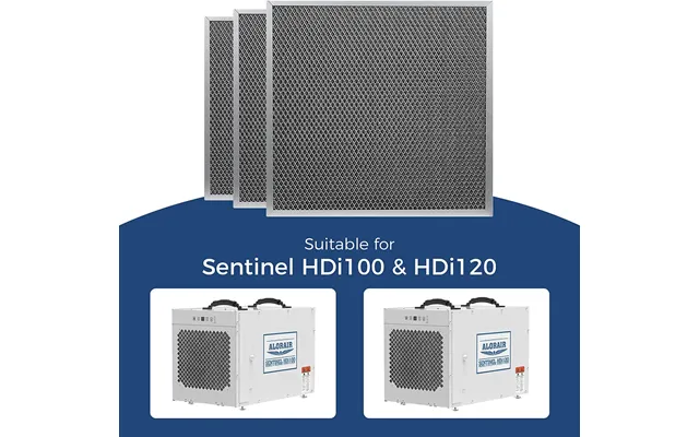 Alorair 3-pack Merv-1 Filter For Sentinel Hdi100 Hdi120