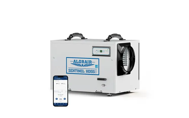 Alorair App Controlled 120 Ppd Dehumidifier Sentinel Hd55s White Wifi Size For 1300 Sq