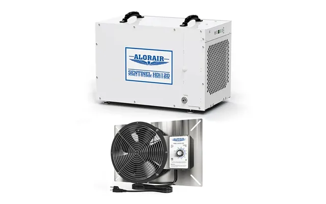 Sentinel Hdi120 Dehumidifier And Ventirpro 720s Ventilation Fan Combo Basements Moisture Control System