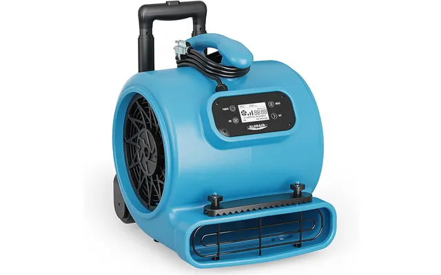 Alorair 3000 Cfm Air Mover With Timer - Handle Wheelkit And Carpet Buckles For Floor Drying Blower Fan Ge3000hcw
