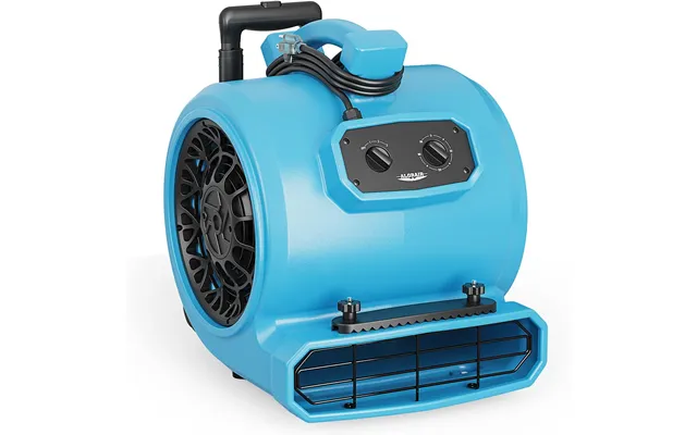 Alorair 4000 Cfm Air Mover With Timer - Handle Wheelkit And Carpet Buckles For Floor Drying Blower Fan Ge4000htc