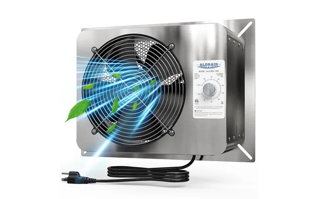 Alorair 780cfm Stainless Steel Crawl Space Fan Ip55 Rated Crawl Space Ventilation Fan With Thermostat - Built-in Isolati
