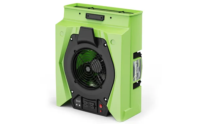 Alorair 950 Cfm Air Mover With Circuit Breaker And Daisy Chain For Floor Drying Blower Fan Zeus 900 - Green