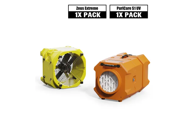 Alorair Sanitization & Disinfection Combo Pack - 1 X Zeus Extreme Air Mover