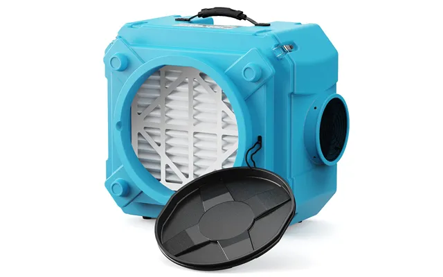 Cleanshield Hepa 550 Air Scrubber Negative Air Machine With 3 Stage Filters, 10 Years Warranty Alorair - Blue
