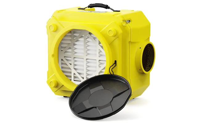 Cleanshield Hepa 550 Air Scrubber Negative Air Machine With 3 Stage Filters, 10 Years Warranty Alorair - Yellow