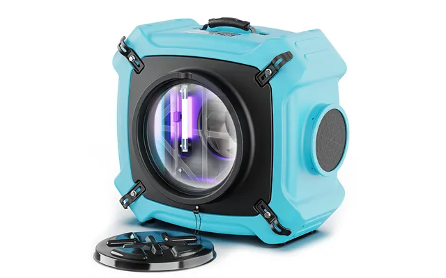 Pureairo Hepa Max 870 Air Scrubber Uv-c Light Sterilization 3-stage Filtration Negative Machine Alorair