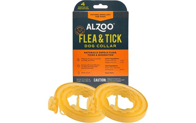 Flea & Tick Dog Collar, Medium-sized Dogs 16-40 Lbs - Pack Of 2