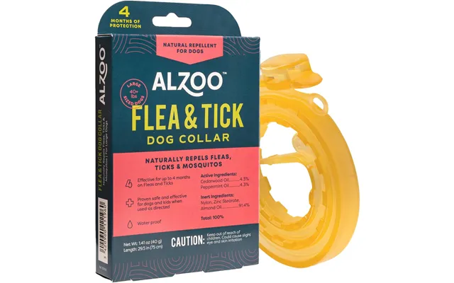 Plant Based Flea & Tick Dog Collar - Large-sized Dogs 40 Lbs