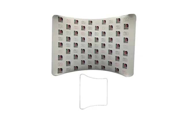 1 Custom 10' Curved Tension Fabric Display