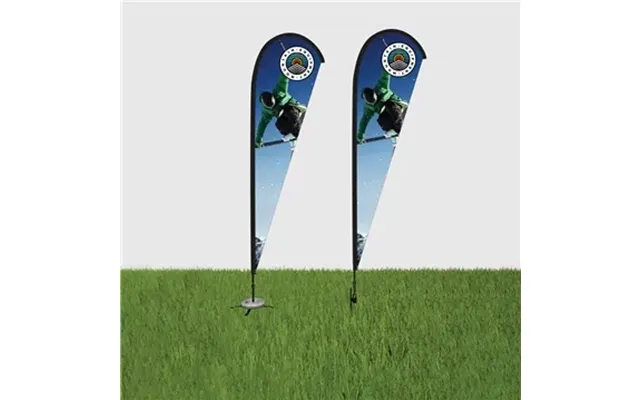 1 Custom Displaysplash 15' Single-sided Custom Teardrop Flag -