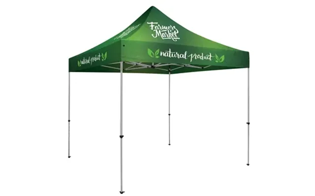 1 Customized 10' Deluxe Tent Kit Full-bleed Dye Sublimation -