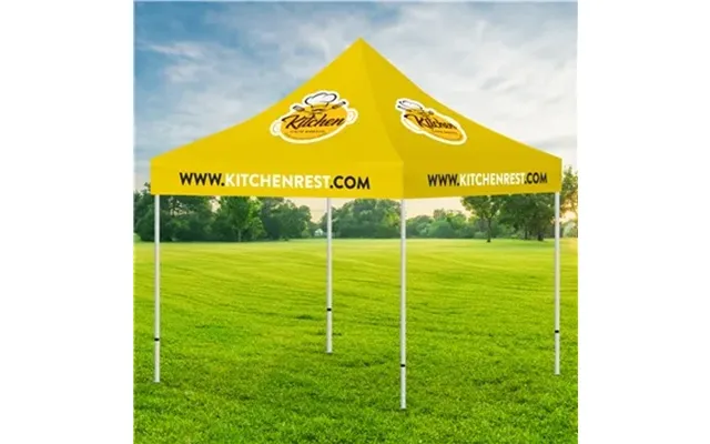 1 Customized 10-foot Full Color Standard Tent - Water Resistant & 