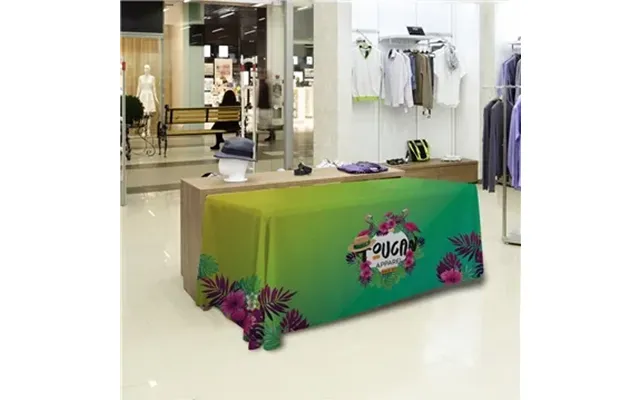 1 Customized 6' Economy Table Throw Full-color Full-bleed - 