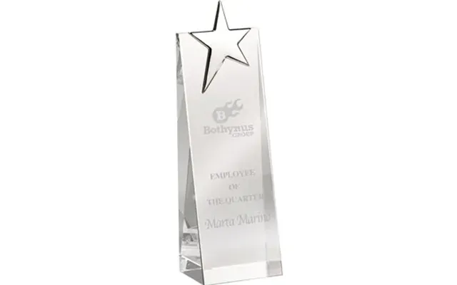 1 Customized Estrela Silver Star Tower - Crystal