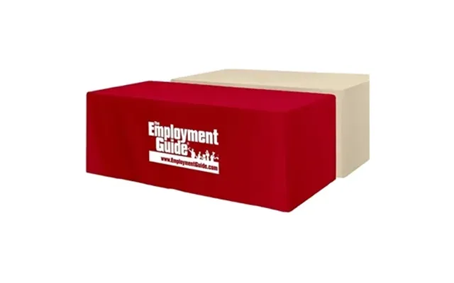 1 Customized Fitted 3-sided Table Cover - Fits 8 Foot Standard 
