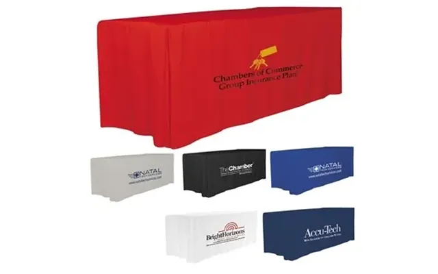 1 Customized Omaha Eight 4-sided Fitted Style Table Covers & 