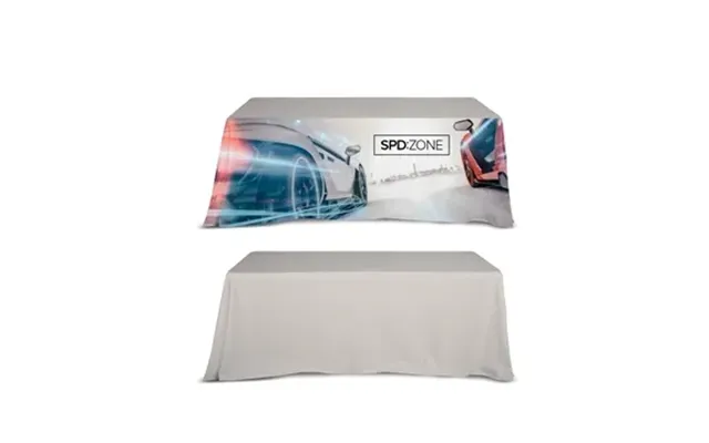 1 Promotional Displaysplash 6' Table Throw - Wrinkle Resistant