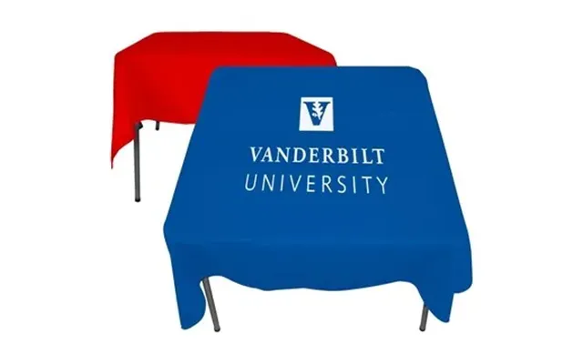 1 Promotional Square Table Cover - Poly Cotton Blend