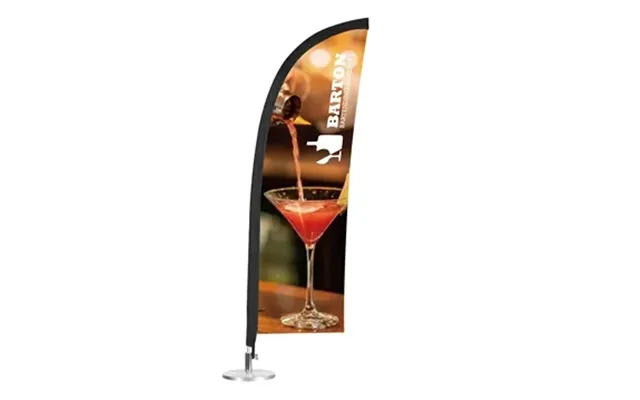 10 Promotional Displaysplash Tabletop Feather Flag - Single Sided 