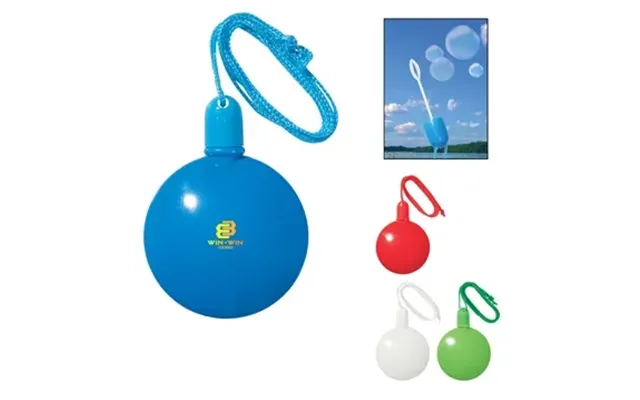 100 Custom 1.33 Oz Round Bubble Dispenser - Breakaway Cord
