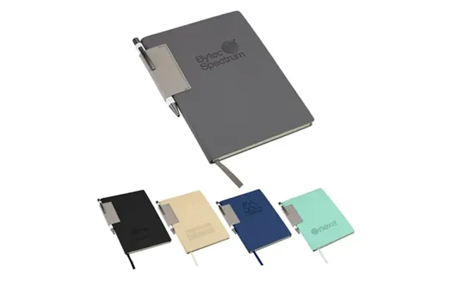 100 Custom Charter Textured Softcover Journal With Pen - ...
