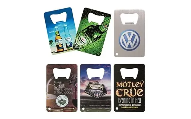 100 Custom Credit Card 4 Color Process Versaprint Bottle Opener 