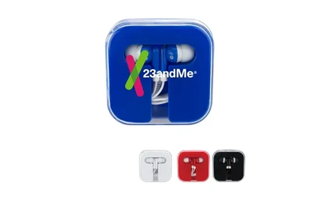 100 Custom Earbuds In Compact Case - 48 Cord