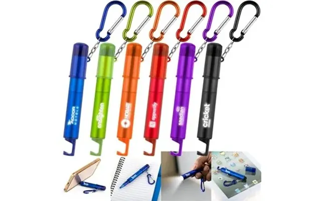 100 Custom Eclair 4-in-1 Multi-function Pen - Led Light