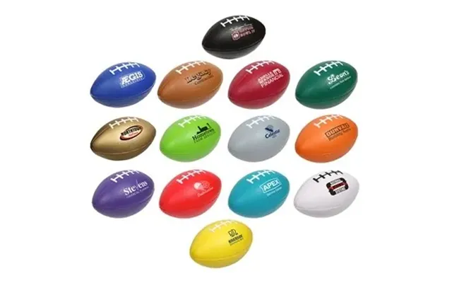100 Custom Large Football - Stress Reliever