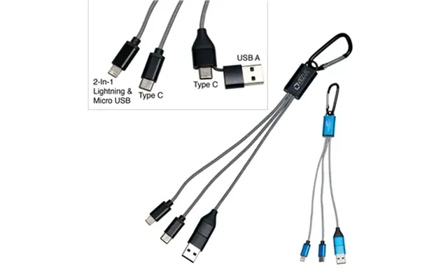 100 Custom Maxx Charging Cable Set - 3-in-1 & Braided