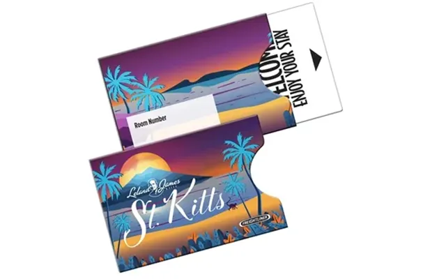 100 Custom Open Thumb Gift Card Holder Sleeve Printed Full Color - 