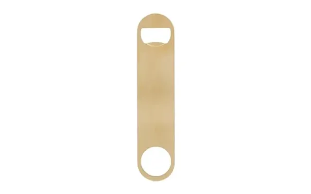100 Custom Paddle Style Brushed Gold Bottle Opener - Heavy Gauge 