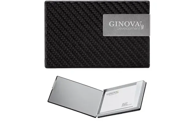 100 Custom Pesaro Business Card Case - Carbon Fiber Pattern