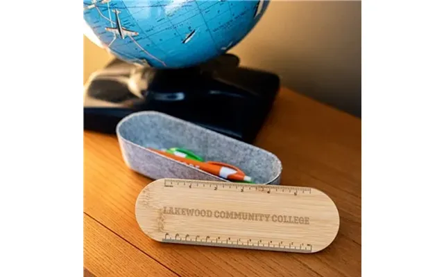 100 Custom Rpet Pencil Box - Recycled Materials & Bamboo