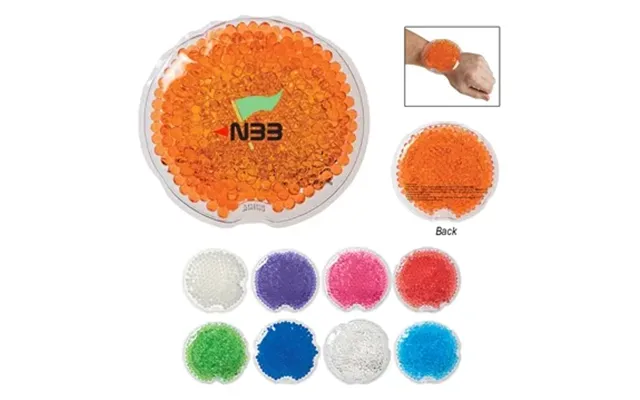 100 Custom Small Round Gel Beads Hot Cold Pack - Reusable & 