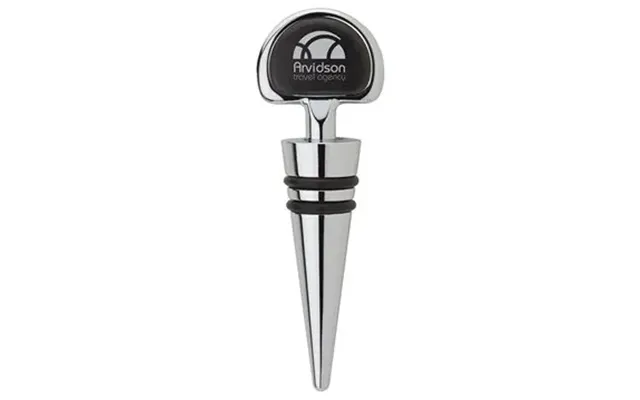 100 Customized Basilia Bottle Stopper - Metal & Leatherette