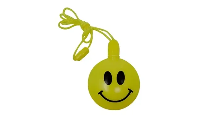 100 Customized Happy Face Round Shaped Bubbles With Breakaway Neck 