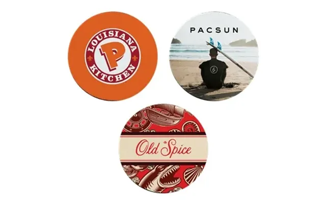 100 Customized Neoprene Coaster - Slip Proof