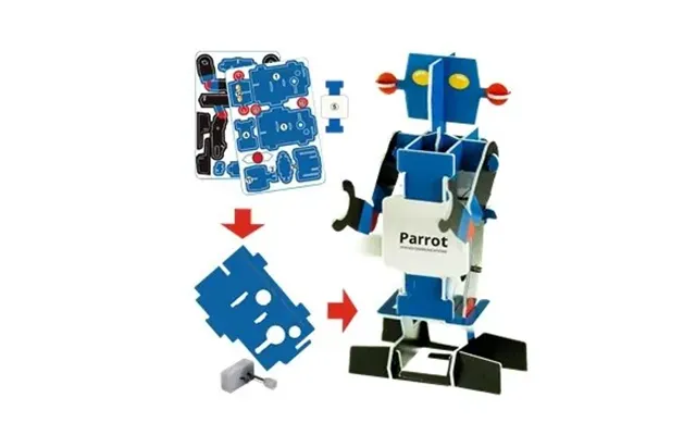 100 Customized Puzzle Robot - Wind-up & Diy Assembly
