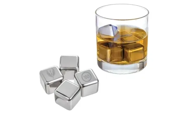 100 Customized Stainless Steel Whiskey Ice Cube - Non-diluting &