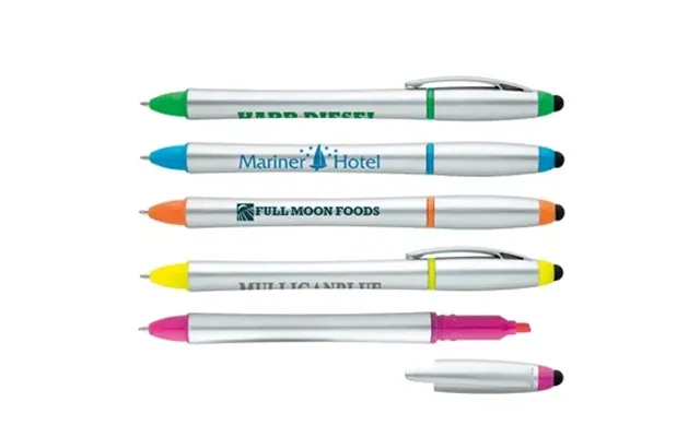 100 Customized Stylus Highlighter-pen Combo - Multi-function &
